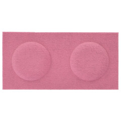 Téglalap alakú filcpanel - filcből készült puha falburkoló, 30x15cm, pink