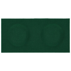 Téglalap alakú filcpanel - filcből készült puha falburkoló, 30x15cm, sötétzöld
