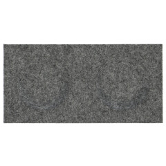 Téglalap alakú filcpanel - filcből készült puha falburkoló, 30cmx15cm, szürke
