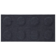 Téglalap alakú filcpanel - filcből készült puha falburkoló, 60x30cm, sötétkék