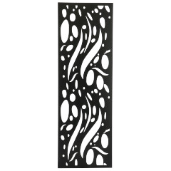 - Fali dekorpanel, csepp minta, 50x150 cm, 3 mm HDF - Antracit