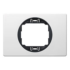Sorolókeret fehér keret, fekete belső - 1-es keret, 80x120 mm széles design