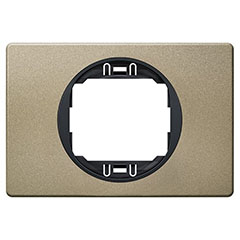 Sorolókeret csiszolt nikkel keret, fekete belső - 1-es keret, 80x120 mm széles design