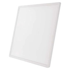 Flori LED mennyezeti lámpa - dekor háttérfény, fehér keret, négyzet alakú (22W/2200 lumen/4000K)