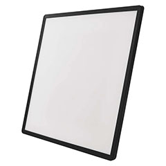Flori LED mennyezeti lámpa - dekor háttérfény, fekete keret, négyzet alakú (22W/2200 lumen/4000K)