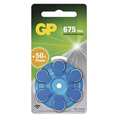 GP Gombelem hallókészülékekbe ZA675 - (6 db)
