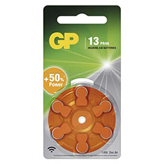 GP Gombelem hallókészülékekbe ZA13 - (6 db)