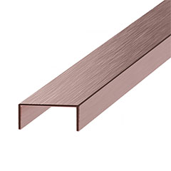 NOX Prémium dekorcsík- inox, szálcsiszolt rosegold 20mm/270cm