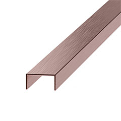 NOX Prémium dekorcsík- inox, szálcsiszolt rosegold 8mm/270cm