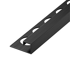 NOX Prémium Q profil - inox, szálcsiszolt antracit 10mm/270cm