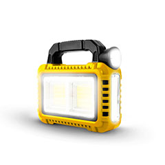 Napelemes LED zseblámpa, reflektor, kézilámpa (10W/800 lm), 6 funkciós