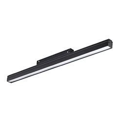 Genesis mágneses sínes LED lámpa, 22 cm, fekete - 12W (110°) természetes fehér, 48 Volt