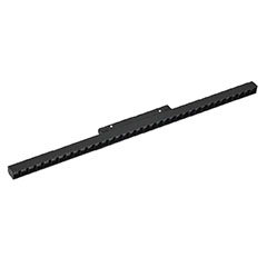 Genesis Grille mágneses sínes LED lámpa, 22 cm, fekete - 12W (36°) természetes fehér, 48 Volt