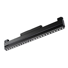 Genesis Grille+ mágneses sínes LED lámpa, 22 cm, fekete - 12W (36°) természetes fehér, 48 Volt