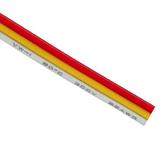 Színes vezeték -  CCT COB LED és SMD LED szalaghoz, 12V-24V, 3 eres