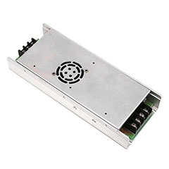 LED tápegység 12 Volt - fém házas, ipari (350W/30A) Slim, ventilátor