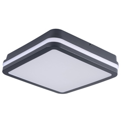 BENO mennyezeti lámpa, CCT-L G, négyzet alakú (24W/30W) grafit, meleg-természetes fehér