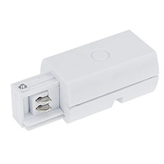 Sínes LED lámpa rendszer betáp, balos, (3F, fehér)