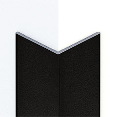 Alumínium sarokélvédő profil (20x20 mm) struktúrált fekete - 270 cm