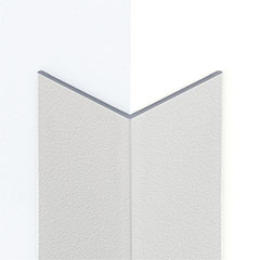 Alumínium sarokélvédő profil (20x20 mm) struktúrált fehér - 270 cm
