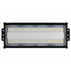 Lineáris LED csarnokvilágító (50 Watt, 5000 lumen, 6000K) hideg fehér, fekete