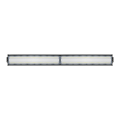 Lineáris LED csarnokvilágító (200 Watt, 20000 lumen, 6000K) hideg fehér, fekete