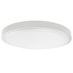 Távirányítós IP44 mennyezeti LED lámpatest, mozgásérzékelővel - kör (36W/3820lm) természetes fehér, fehér (420 mm), Samsung