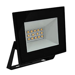 SMD LED reflektor, fekete ház (10W/730lm) - hideg fehér