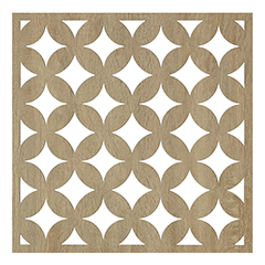 Mennyezeti kazettás dekorpanel, csillogás, 595x595 mm, 3 mm HDF - Sonoma tölgy
