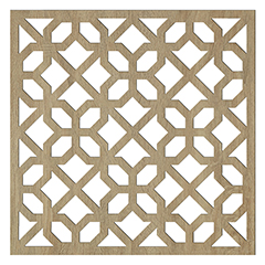 Mennyezeti kazettás dekorpanel, georács, 595x595 mm, 3 mm HDF - Sonoma tölgy