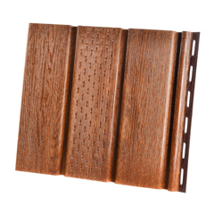 PVC ereszalj panel, aranytölgy (30 cm x 3 méter) - perforált