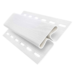 PVC ereszalj szereléshez: H profil ereszalj panelekhez, 3 m, fehér