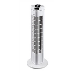 Torony ventilátor fehér színben (73 cm -50W), távirányítóval