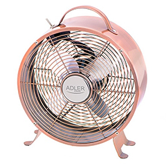 Adler asztali ventilátor rose gold színben (20 cm - 50 W)