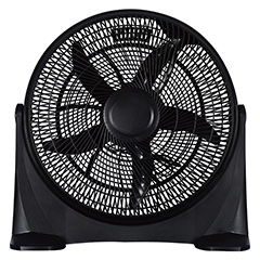Hordozható padló ventilátor, (60 cm - 90W), fekete