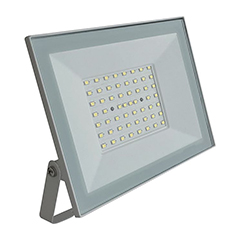 SMD LED reflektor, fehér ház (50W/4000lm) - természetes fehér