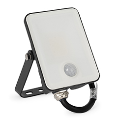 Slim SMD keret nélküli, mozgásérzékelős LED reflektor (20W/1800lm) természetes fehér