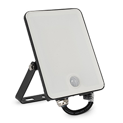 Slim SMD keret nélküli, mozgásérzékelős LED reflektor (30W/2700lm) természetes fehér