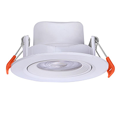 Szpot LED lámpa 7W (38°/510lm) állítható színhőmérséklet, kör, billenthető