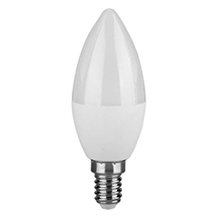 E14 LED lámpa (6.5W/180°) Gyertya - meleg fehér
