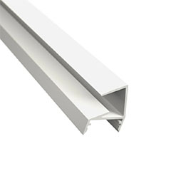 GLASS SHELF alu profile - LP701W, fehér