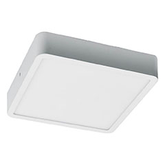 Falon kívüli LED panel (négyzet alakú) 18W - természetes fehér, fehér