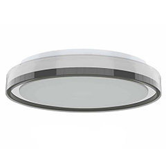 Mennyezeti DESIGN LED lámpa, kör alakú, (36W), RGB+CCT, dimmelhető, távirányítós