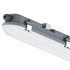 M-Series IP65 por és páramentes LED lámpatest (36W/4320lm) 120 cm, hideg fehér, 6500K, sorolható, készenléti akkumulátorral
