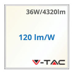 LED panel (595 x 595mm) 36W - természetes fehér, Backlit, CREE Chip