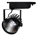 Sínes COB LED lámpa (1F) - 12W (24°) meleg fehér (fekete)
