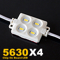 LED modul 2W - 4x5630 COB LED - Meleg fehér (kifutó)