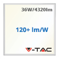 LED panel (600 x 600mm) 36W - természetes fehér (120+lm/W)