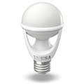 E27 LED lámpa (6W/300°) Körte - opál - természetes fehér