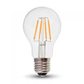 E27 LED izzó Retro filament (4W/300°) Körte - természetes fehér